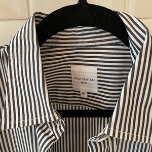 Pink Tartan Striped Shirt